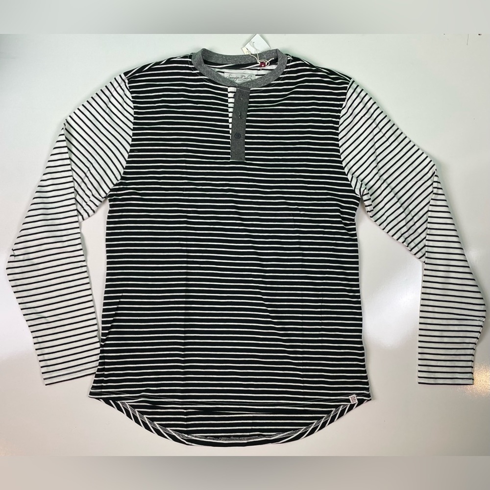Sovereign Code XL Long Sleeve Raglan Striped Shirt